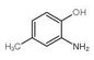 De Verfstoftussenpersonen van het kristalpoeder, O Aminop Methylphenol CAS 95 84 1
